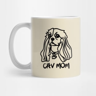 Cav Mom Line Art Mug